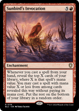 Sunbird's Invocation [Bloomburrow Commander]