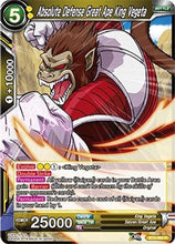 Absolute Defense Great Ape King Vegeta (BT3-092) [Cross Worlds]