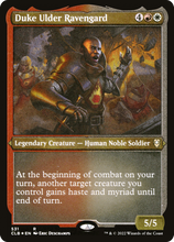 Duke Ulder Ravengard (Foil Etched) [Commander Legends: Battle for Baldur's Gate]
