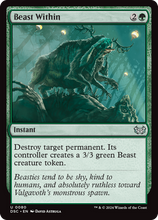 Beast Within (DSC-080) - Duskmourn: House of Horror Commander Foil