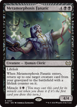 Metamorphosis Fanatic (DSC-021) - Duskmourn: House of Horror Commander: (miracle) Foil
