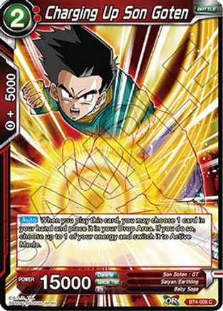 Charging Up Son Goten (BT4-008) [Colossal Warfare]