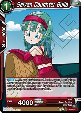 Saiyan Daughter Bulla (BT4-014) [Colossal Warfare]
