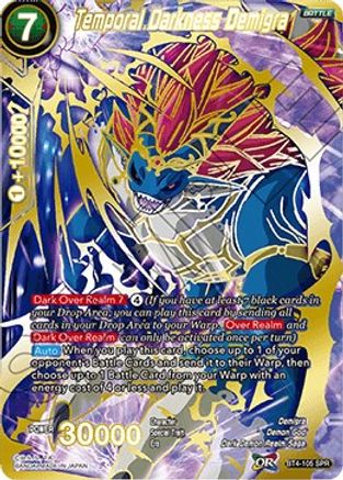Temporal Darkness Demigra (SPR) (BT4-105) [Colossal Warfare]