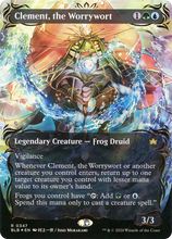 Clement, the Worrywort (Borderless) (Raised Foil) [Bloomburrow]