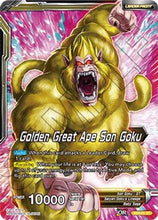 Golden Great Ape Son Goku // Long Odds SS4 Son Goku (SD5-01) [Oversized Cards]
