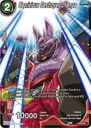 Capricious Destroyer Champa (EX03-06) [Ultimate Box]