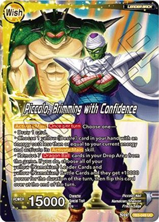 Dende // Piccolo, Brimming with Confidence (TB3-049) [Clash of Fates]