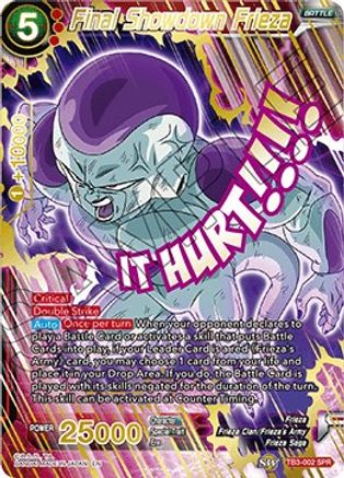 Final Showdown Frieza (SPR) (TB3-002) [Clash of Fates]