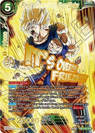 Final Showdown Son Goku (SPR) (TB3-035) [Clash of Fates]