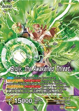 Broly // Broly, the Awakened Threat (Broly Pack Vol. 1) (P-092) [Promotion Cards]