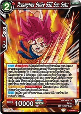 Preemptive Strike SSG Son Goku (BT6-004) [Destroyer Kings]
