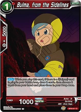 Bulma, from the Sidelines (BT6-011) [Destroyer Kings]