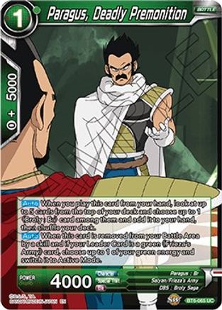 Paragus, Deadly Premonition (BT6-065) [Destroyer Kings]