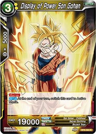Display of Power Son Gohan (BT6-083) [Destroyer Kings]