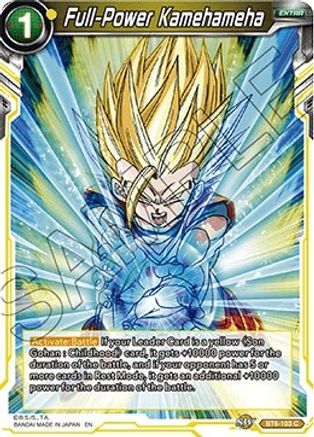 Full-Power Kamehameha (BT6-103) [Destroyer Kings]