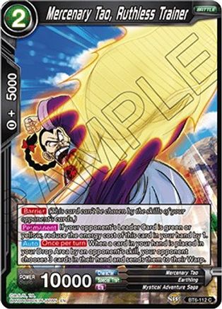 Mercenary Tao, Ruthless Trainer (BT6-112) [Destroyer Kings]