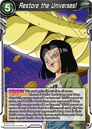 Restore the Universes! (BT6-116) [Destroyer Kings]
