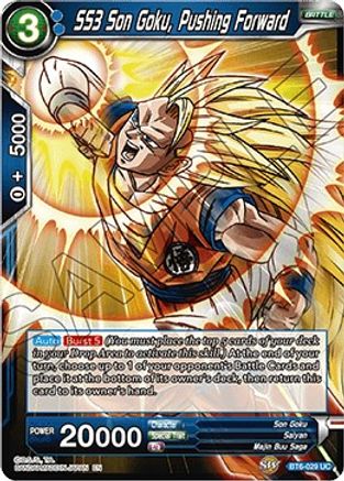 SS3 Son Goku, Pushing Forward (BT6-029) [Destroyer Kings]
