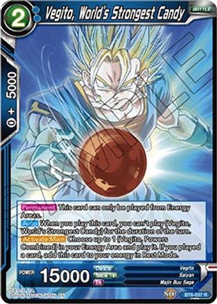 Vegito, World's Strongest Candy (BT6-037) [Destroyer Kings]