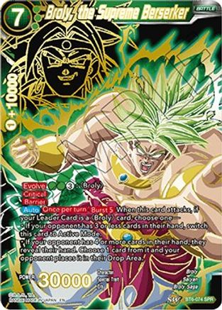 Broly, the Supreme Berserker (SPR) (BT6-074) [Destroyer Kings]