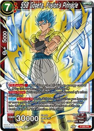 SSB Gogeta, Fusion's Pinnacle (Destroyer Kings- Box Promotion) (P-093) [Promotion Cards]