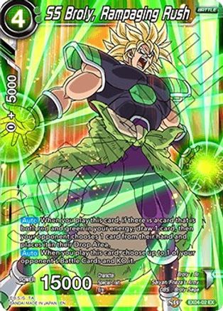 SS Broly, Rampaging Rush (EX04-02) [Unity of Saiyans]