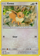 Eevee (155/214) (Let's Play, Eevee Cracked Ice Holo) (Theme Deck Exclusives) [Sun & Moon: Lost Thunder]