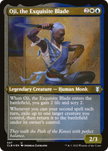 Oji, the Exquisite Blade (CLB-547) - Commander Legends: Battle for Baldur's Gate Etched Foil