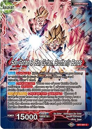 Son Gohan // Son Gohan & Son Goten, Brotherly Bonds (BT7-001) [Assault of the Saiyans]