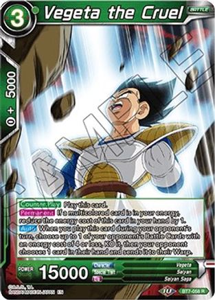Vegeta the Cruel (BT7-058) [Assault of the Saiyans]