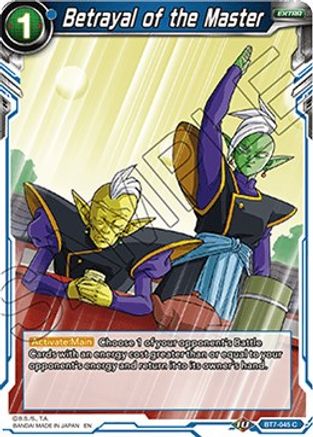 Betrayal of the Master (BT7-045) [Assault of the Saiyans]