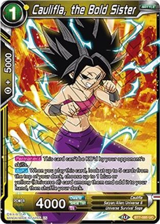 Caulifla, the Bold Sister (BT7-085) [Assault of the Saiyans]