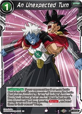 An Unexpected Turn (BT7-110) [Assault of the Saiyans]