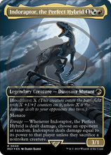 Indoraptor, the Perfect Hybrid (Emblem) (Borderless) [Jurassic World Collection Tokens]