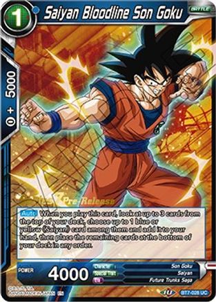 Saiyan Bloodline Son Goku (BT7-028_PR) [Assault of the Saiyans Prerelease Promos]