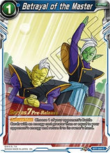 Betrayal of the Master (BT7-045_PR) [Assault of the Saiyans Prerelease Promos]