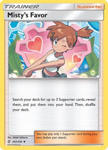 Misty's Favor (202/236) [Sun & Moon: Unified Minds]