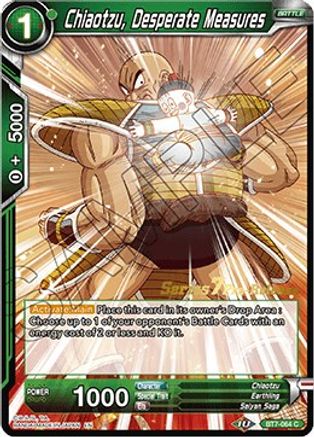 Chiaotzu, Desperate Measures (BT7-064_PR) [Assault of the Saiyans Prerelease Promos]