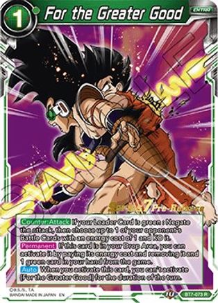 For the Greater Good (BT7-073_PR) [Assault of the Saiyans Prerelease Promos]