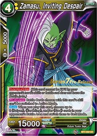 Zamasu, Inviting Despair (BT7-092_PR) [Assault of the Saiyans Prerelease Promos]