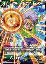 Trunks, a Helping Blast (Shop Tournament: Assault of Saiyans) (P-128) - Promotion Cards Parallel Foil