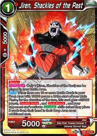 Jiren, Shackles of the Past (DB1-015) [Dragon Brawl]