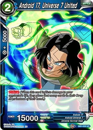 Android 17, Universe 7 United (DB1-028) [Dragon Brawl]