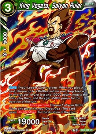 King Vegeta, Saiyan Ruler (DB1-043) [Dragon Brawl]