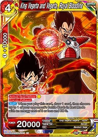 King Vegeta and Vegeta, Royal Bloodline (DB1-090) [Dragon Brawl]