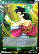Broly, Free at Last (Dragon Brawl Draft Tournament Gold Stamped) (DB1-052) [Promotion Cards]