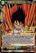 Vegeta, the King's Son (Dragon Brawl Draft Tournament Gold Stamped) (DB1-067) [Promotion Cards]