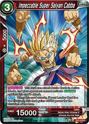 Impeccable Super Saiyan Cabba (Shatterfoil) (TB1-010) [Dragon Brawl]