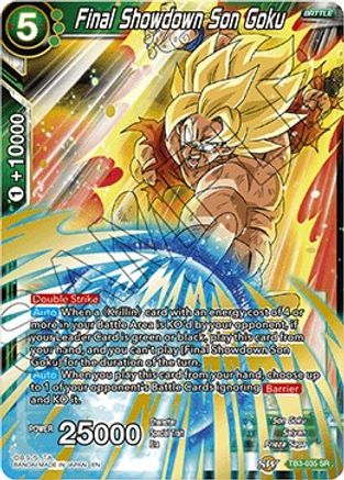 Final Showdown Son Goku (Shatterfoil) (TB3-035) [Dragon Brawl]